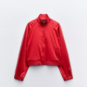 Zara Red Track Jacket